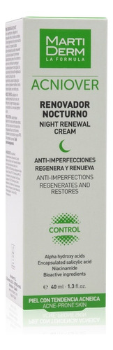 Acniover Renovador Nocturno 40ml Tipo de piel Grasa