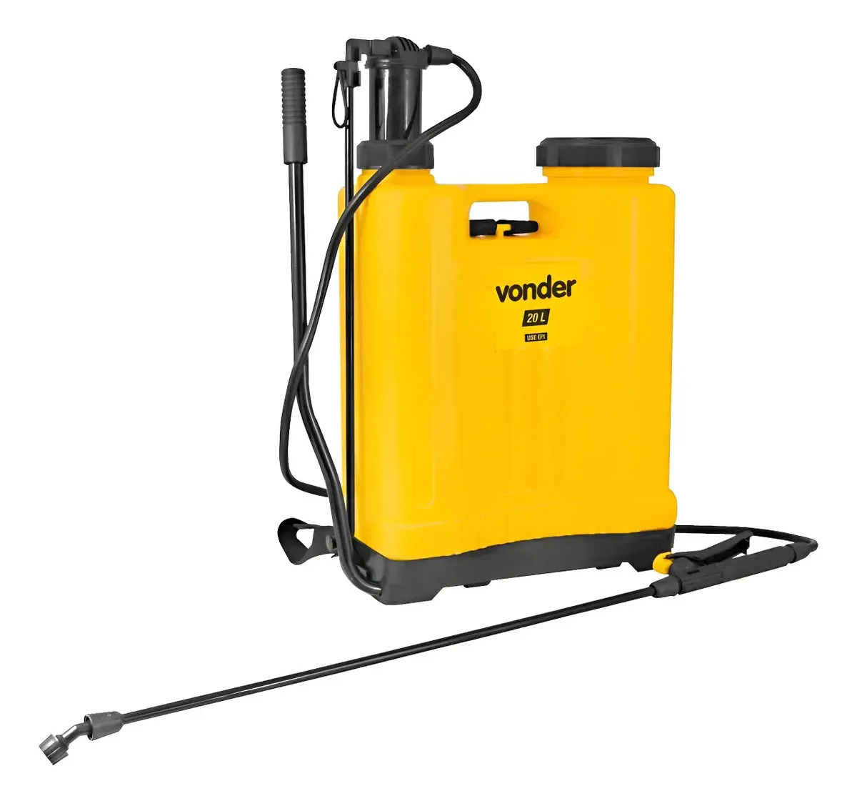 Kit Pulverizador Manual Costal 20 Litros Jardim Agrícola Vonder Pc020 Com Acessórios