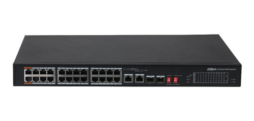 Switch 26 Puertos Dahua Gigabit Rack Dh-pfs3226-24et-240