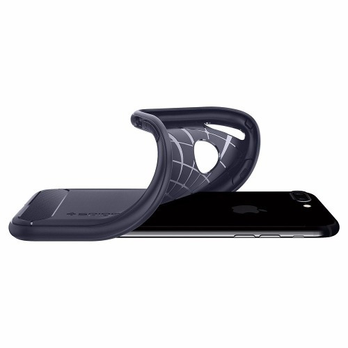 Funda Spigen Rugged Armor iPhone 7 Plus Midnight Blue Azul