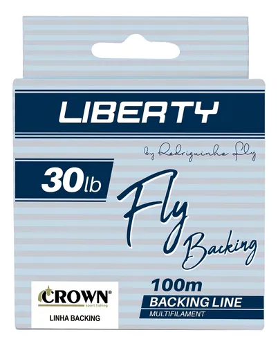 Línea de apoyo Fly Liberty, 30 libras, 100 metros, color blanco
