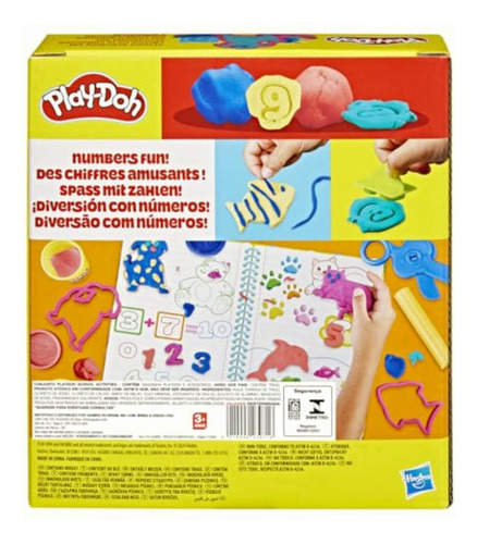 Play Doh Set Creat Y Aprende, Incluye Mantel, Adhesivos, 5