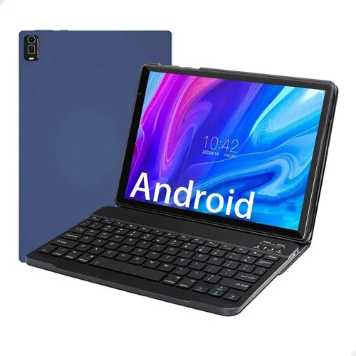 Tablet C/ Teclado + Capa Entrada De Chip 6gbram 128 5g E1035