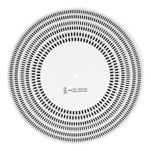 Disco De Calibración De Tocadiscos De Vinilo Lp Estroboscopi