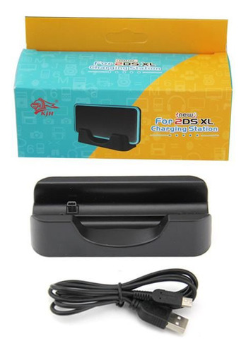 Base Suporte Carregador Para Nintendo New 2ds Xl + Cabo Usb