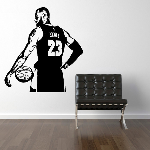  Vinilo Decorativo Autoadhesivo - Nba Lebron James 83x90 Cm