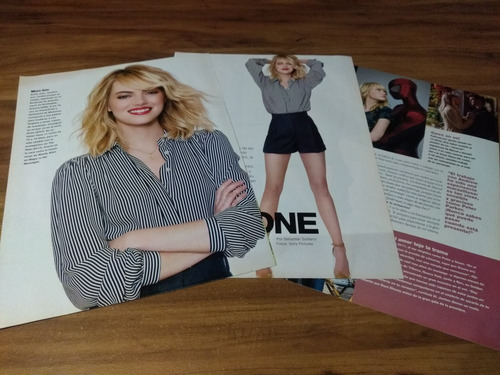 (n107) Emma Stone * Clippings Revista 3 Pgs * 2014