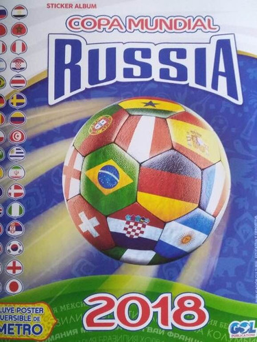 Álbum Gol Mundial Rusia 2018 Con Todas Las Figuras Tú Pegala
