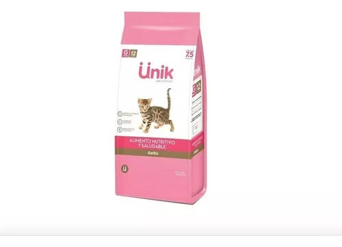 Alimento Unik Premium Gatito Cachorro Kitten 2kg X 2un 