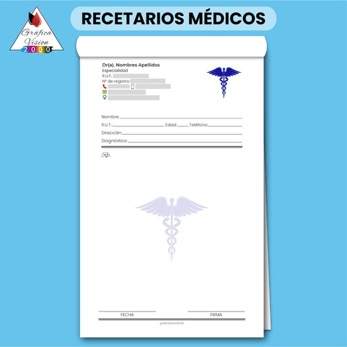 Recetarios Médicos Logo Color