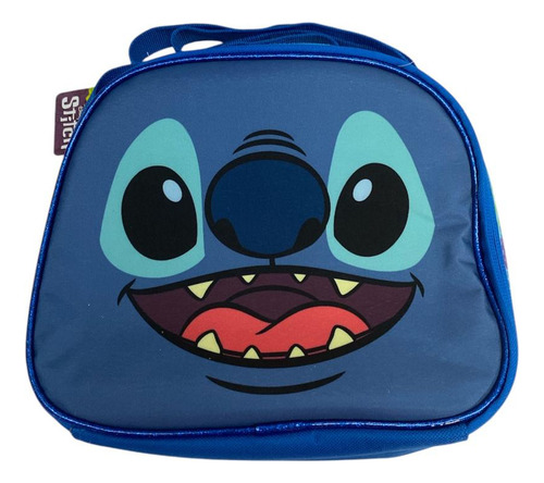 Pack Mochila Con Ruedas Stitch Estuche Lonchera