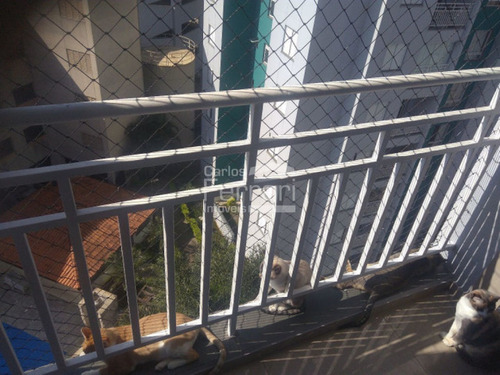 Imagem 2 de 15 de Apartamento A Venda, Parque Novo Mundo, Cond. Praças Das Américas, 03 Dormitórios, 01 Vaga, Varanda. - Cf32971