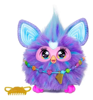 Furby Violeta Mascota Interactiva 5 Comandos Hasbro Color Púrpura