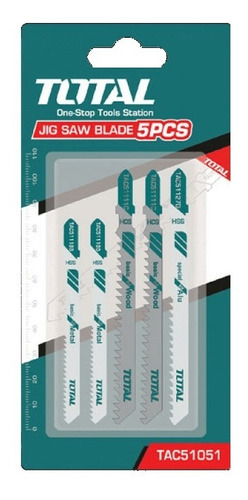 Set Hojas De Sierras X5 Piezas Total Tools Tac51051