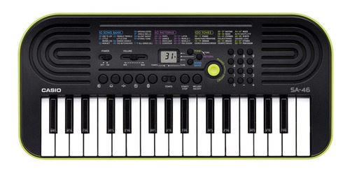 Teclado Casio Sa-46 Mini 32 Teclas Portatil Niños + Fuente