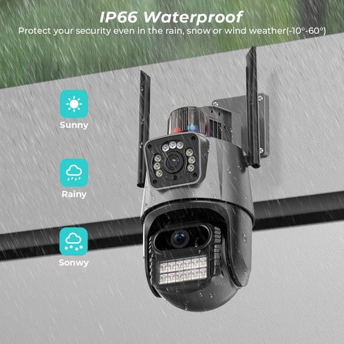 Cámara De Seguridad Anberx P10q Wireless Con Resolución 8mp