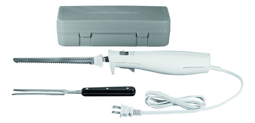Cuchillo eléctrico Hamilton Beach 74251 127V color blanco