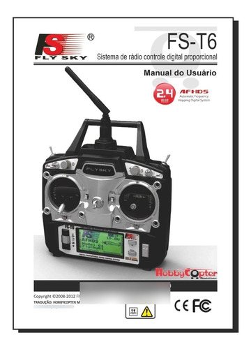 Manual Em Português - Rádio Controle Fly Sky Fs T6