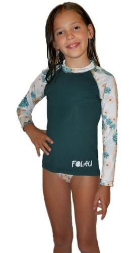 Remera Proteccion Solar Filtro Uv50 Folau Lycra Youth M Larg