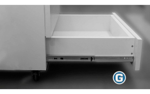 Corredera Telescópica Guía Cajón Ducasse 30cm Zinc Reforzada