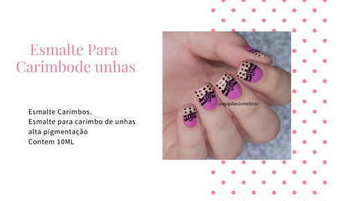 Esmalte Apipila Azul Para Carimbo De Unhas