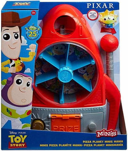 Disney Pixar Toy Story Minis Mania Pizza Planet Máquina