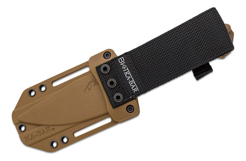 Faca Ka-bar Bk19 Nessmuk Tan Handle 1095 Cro-van