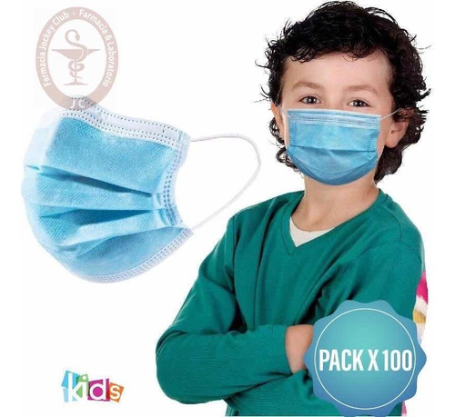 Barbijos Tricapa Importados Descar Kids Clip Nasal Anmat 100