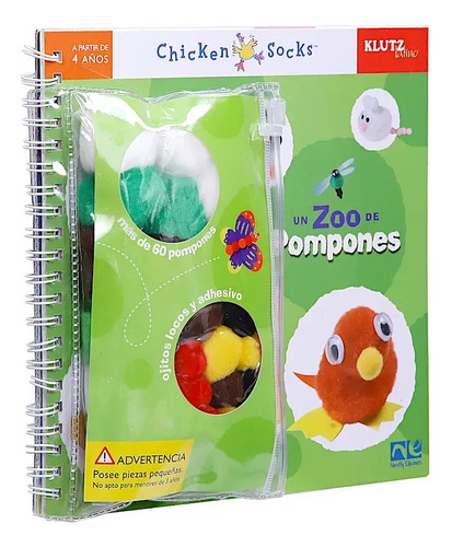 Un Zoo De Pompones Chicken Socks Libro Nuevo Envío Gratis