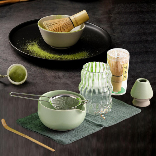 Juego De Té Matcha 7x, Tazón De Té Ceremonial Japonés