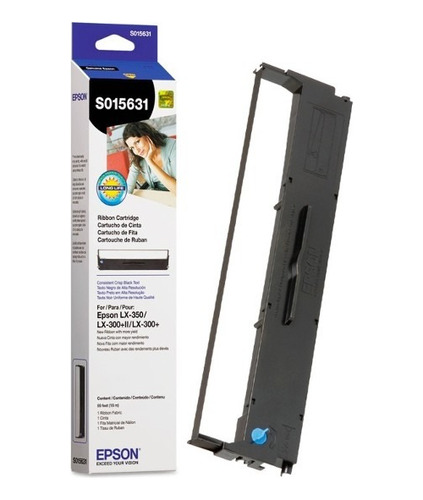 Cinta Epson Negra S015631 Para Lx350 Lx300+ii / Lx300+