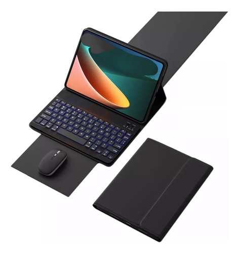 For Lenovo Tab M8 4th Gen Funda Teclado Iluminado Ratón Ñ