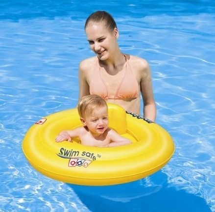 Imagen 4 de 10 de Baby Boat Bestway Bote De Bebe Con Contencion Redondo 32027