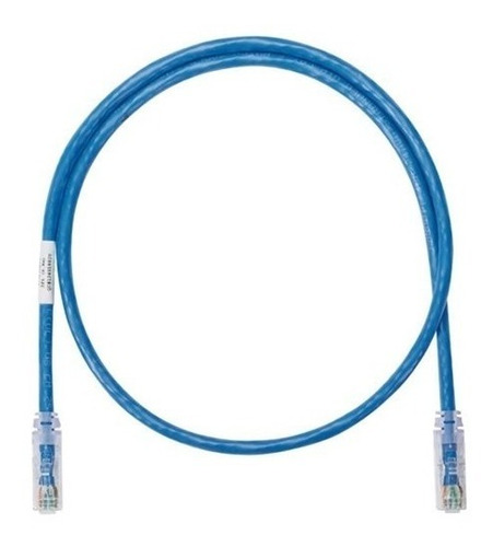 Patch Cord Cat-6 Azul-negro Cable De Red Commscope 1.20mts