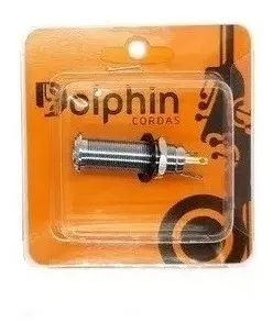 Jack Cilíndrico Blindado Dolphin 13426 Cromado - Guitar Shop CE