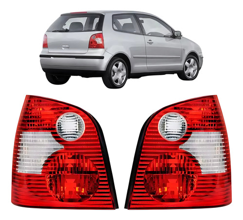 Kit Lanternas Vw Polo 2003-2004-2005-2006 Hatch