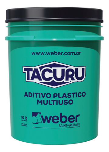Aditivo Vinílico Multiuso Tacuru 10 Lt Paredes Piso Techo