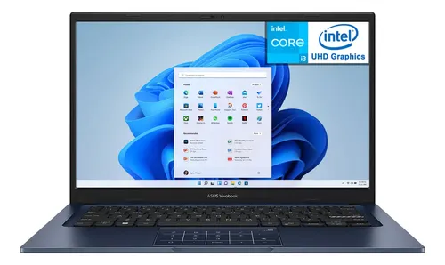 Laptop Asus Vivobook Intel Core I3 8gb Ram 128gb Ssd Azul