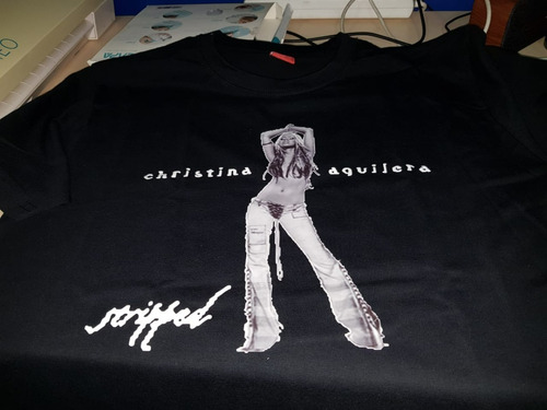 Polera Personalizada Christina Aguilera / Cristina Aguilera