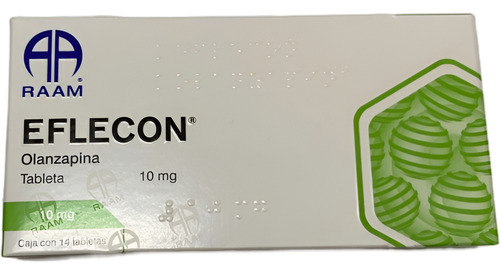 Olanzapina 10 Mg Eflecon Caja Con 14 Tabletas