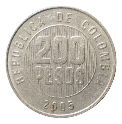 Colombia 200 Pesos Años: 1994-2012 X Pieza Co#01