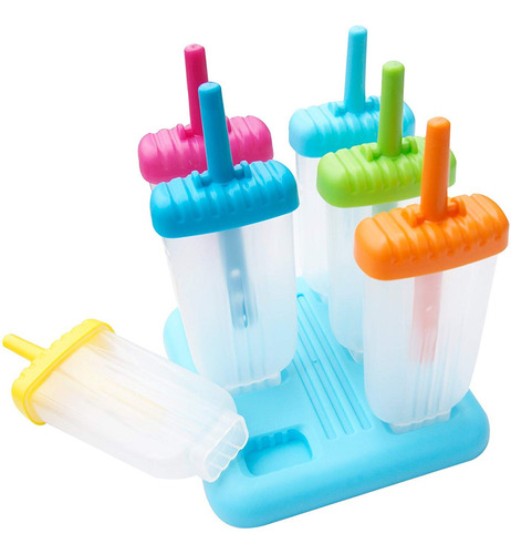 Molde Para Paletas Heladas Con 6 Cavidades Para Hacer