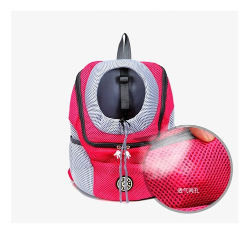 Mochila Para Perros Pequeños Rosado Talla S