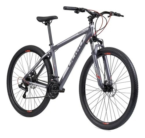 Bicicleta Mtb Olmo Wish 290 R29 Freno A Disco Aluminio 21v Negro/gris 20 "