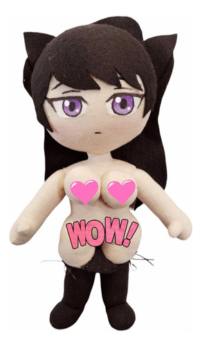 Peluche Komi San Hentai Desnudable Anime Hecho A Mano