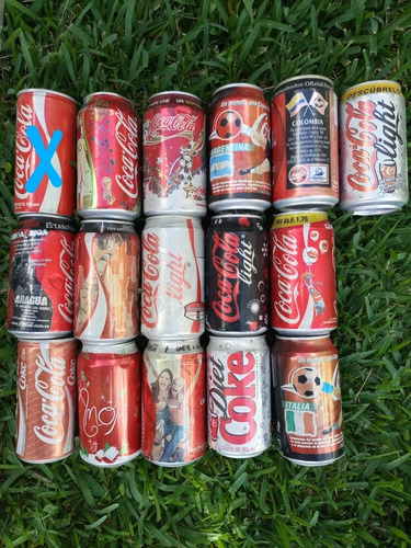 Imagen 4 de 4 de Latas (vacías) Coleccionables De Coca Cola