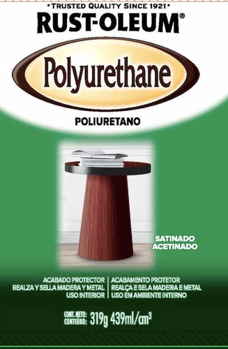 Imagen 2 de 6 de Pintura En Aerosol Poliuretano Sembrillante Transparente 340