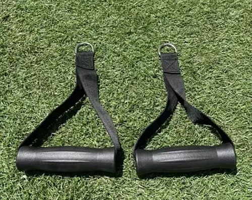 Agarraderas Tipo D Nylon, Gym, Gimnasio Maneral Polea Un Par