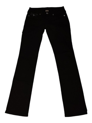 Pantalon True Religion Talla 5 Mx Negro Con Pedrería Dama