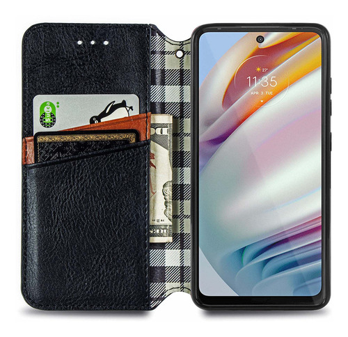 Funda Con Tapa Tipo Cartera Sd61 Para Moto G60